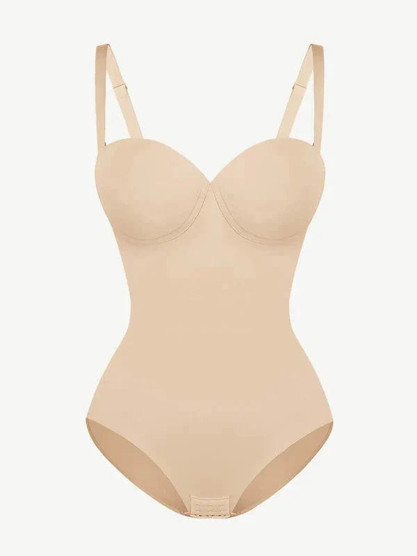 Polyshe | UK bodysuit Bust Capped Shapewear Tummy Control Bodysuit