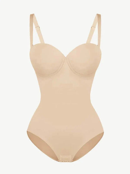 Polyshe | UK bodysuit Bust Capped Shapewear Tummy Control Bodysuit