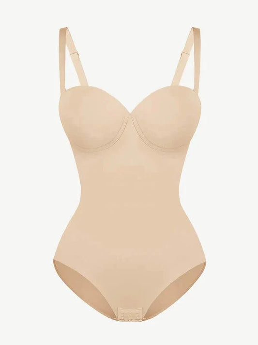 Polyshe | UK bodysuit Bust Capped Shapewear Tummy Control Bodysuit