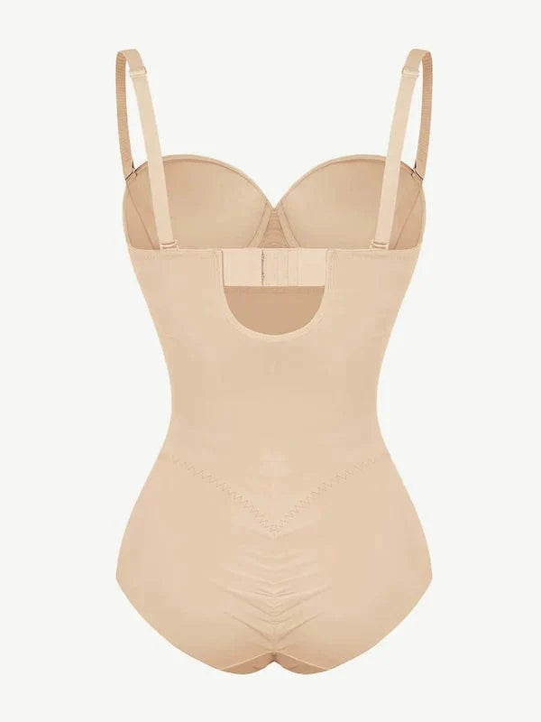 Polyshe | UK bodysuit Bust Capped Shapewear Tummy Control Bodysuit