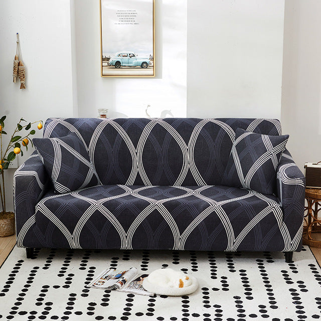 STRETCH PLAID SOFA SLIPCOVER Regular price